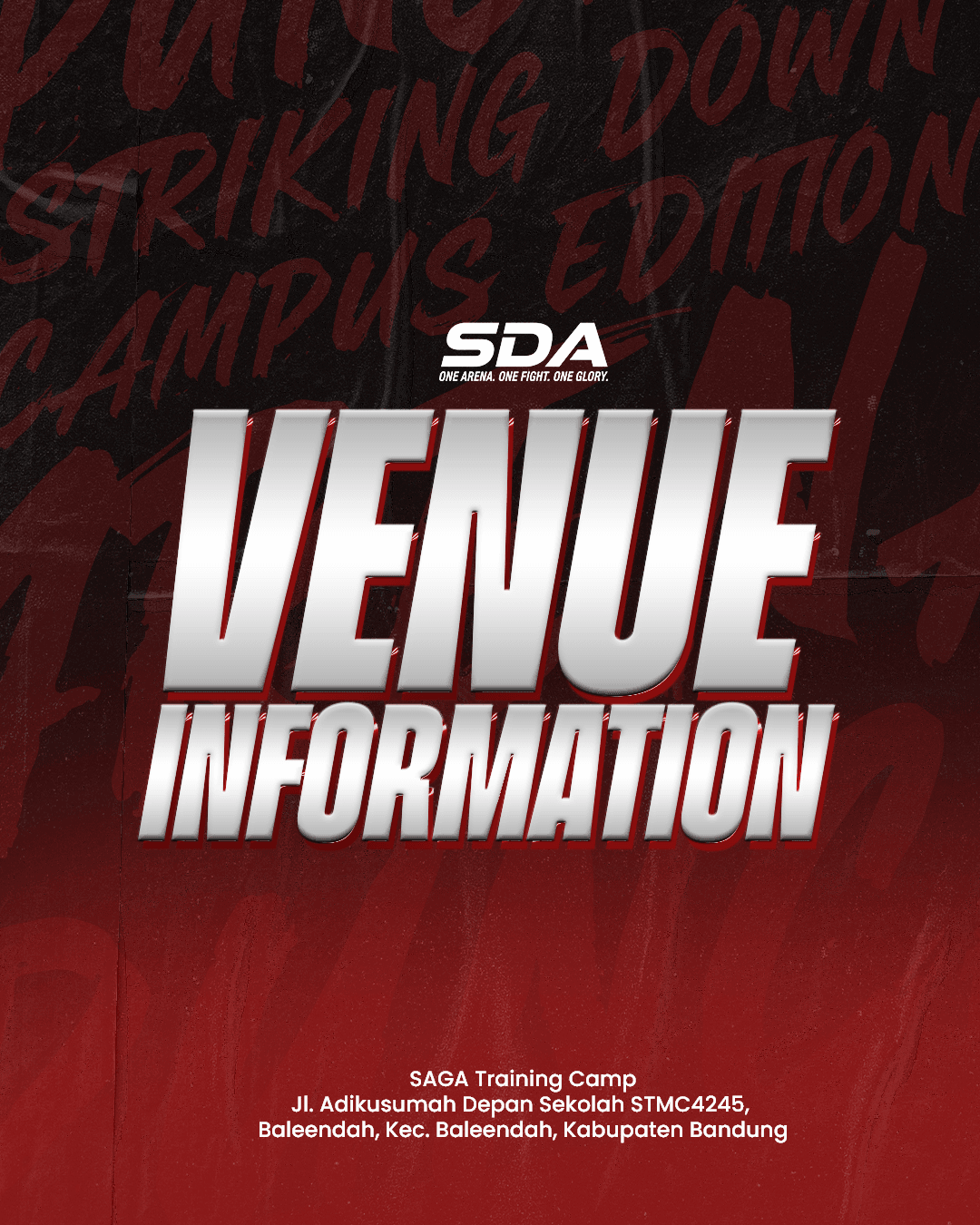 Informasi Venue 1 - Saga Training Camp