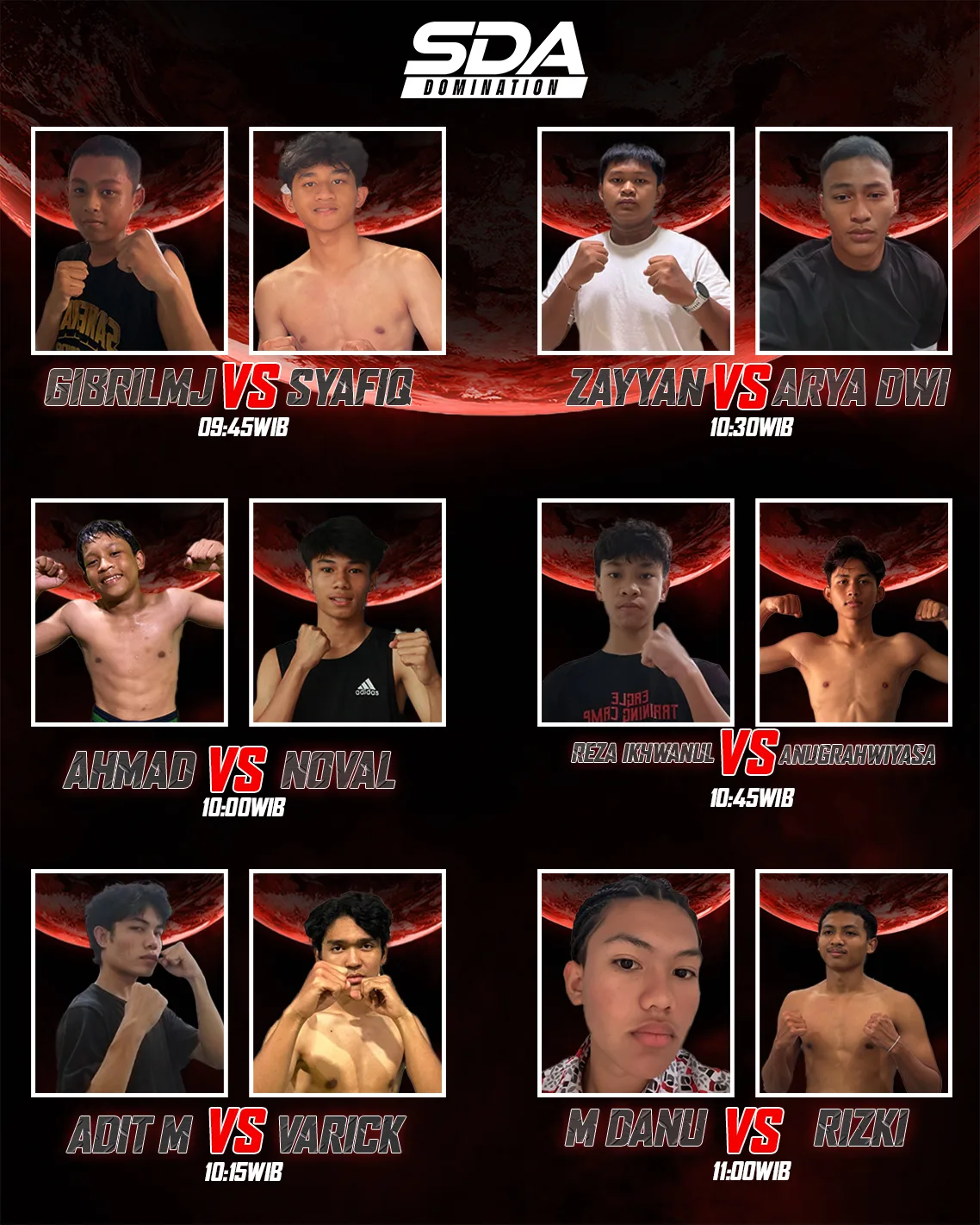 Jadwal Sesi 1 - 2