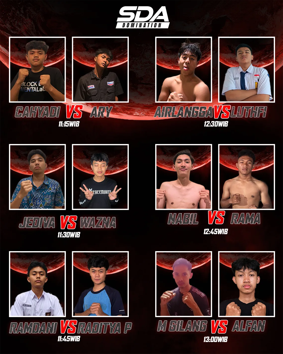 Jadwal Sesi 1 - 3